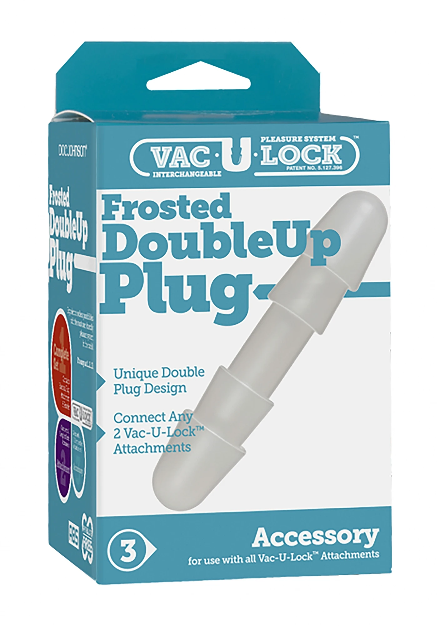Double Up - Butt Plug, Vac-U-Lock Doc Johnson 6 Double Up - Butt Plug, Vac-U-Lock Doc Johnson - Afbeelding 5