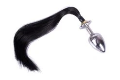 Black Horse Hair Pony Tail Rosebud 7 Black Horse Hair Pony Tail Rosebud -Rimba Winkel 112 tms 2214 b 1
