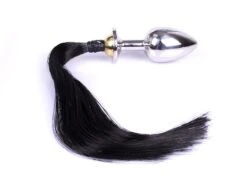 Black Horse Hair Pony Tail Rosebud 6 Black Horse Hair Pony Tail Rosebud -Rimba Winkel 112 tms 2214 b 3
