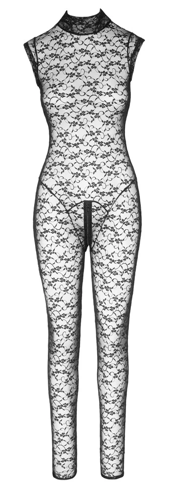 Sleeveless Lace Jumpsuit By Cottelli Collection 6 Sleeveless Lace Jumpsuit By Cottelli Collection - Afbeelding 4