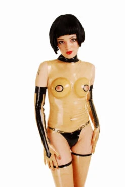 Anita Berg AB4212 Latex Top / Blouse Tepelvrij -Rimba Winkel 300610220 latex blouse