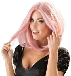 Cottelli Collection Roze Pruik, Bob Van Wigged Love