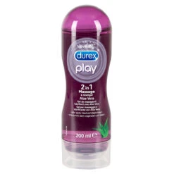 Massage Gel And Lubricant - Durex Play 2 In 1 Aloe Vera