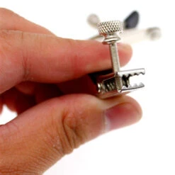 Verstelbare Electro Tepel Klemmen Van FM Electrosex -Rimba Winkel Electro Nipple Clamp 1