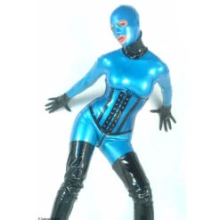Fetish 1.0 mm Latex Onderborstcorset Met Contrastkleur Van Latexa 9 Fetish 1.0 mm Latex Onderborstcorset Met Contrastkleur Van Latexa -Rimba Winkel Latexa underbrust corset blue 3075