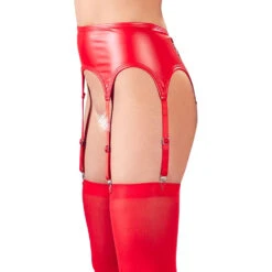 Jarretelgordel Inclusief Rode Kousen Van NO:XQSE