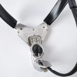 The Enforcer II Stalen Kuisheidsgordel Voor Mannen -Rimba Winkel The Enforcer chastitybelt 4