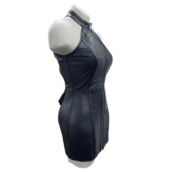 Leather Halterline Corset Dress 8 Leather Halterline Corset Dress -Rimba Winkel adw 001b
