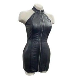 Leather Halterline Corset Dress 7 Leather Halterline Corset Dress -Rimba Winkel adw 001c