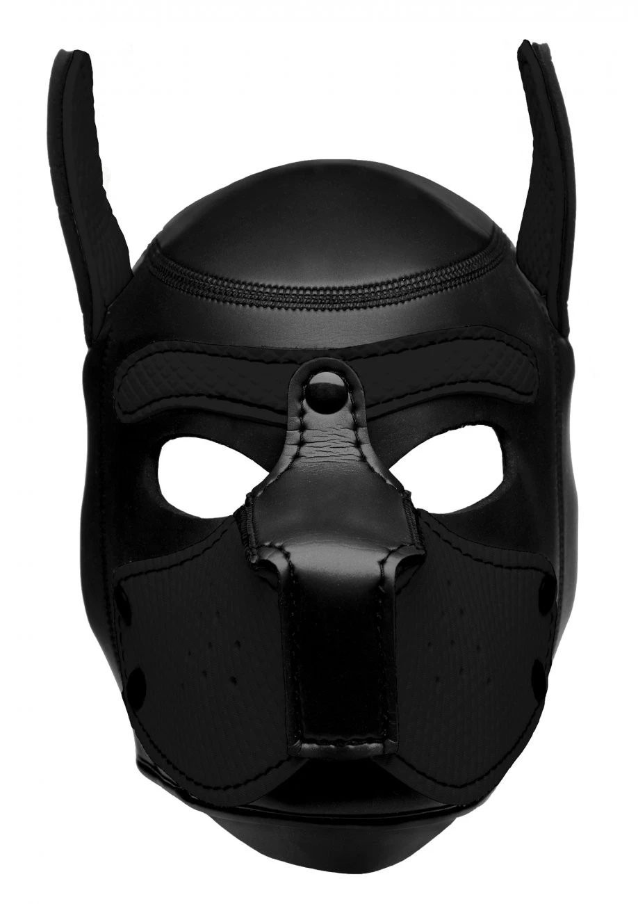 Master Series Spike Neoprene Puppy Hood Black 6 Master Series Spike Neoprene Puppy Hood Black - Afbeelding 4