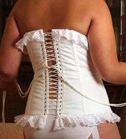 Coutil Plus-size Corset Van Axfords -Rimba Winkel ax c135xl lace corset custom made by axfords 5135