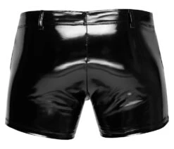 Heren Lak Shorts Van Black Level -Rimba Winkel black level vinyl pants 3