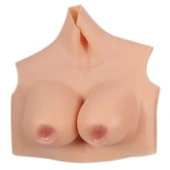 Crossdressers Silicone Breast Forms - Pull-On Vest Style -Rimba Winkel blanc