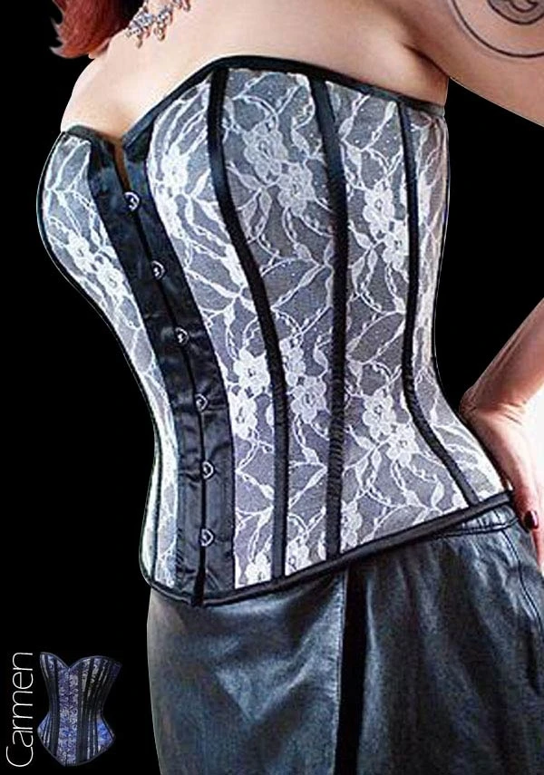 Carmen Bovenborst Corset Ivoor / Zwart 3 Carmen Bovenborst Corset Ivoor / Zwart