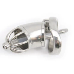 RVS Kuisheidskooi Met Spike Ring (lange Versie) Van MAE-Toys -Rimba Winkel chastity device 4