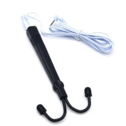 ZEUS-Electrosex Precision Wand Zwart -Rimba Winkel e stim caddle