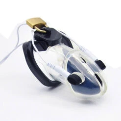 FM Electrosex Rikers Locking Chastity Device