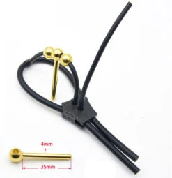 Vigor E-stim Corona Strap Met Urethral Insert Van ZEUS ElectroSex -Rimba Winkel e stim corona strap