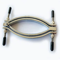 Estim Unipolaire Stalen Labia Klem Van FM ElectroSex