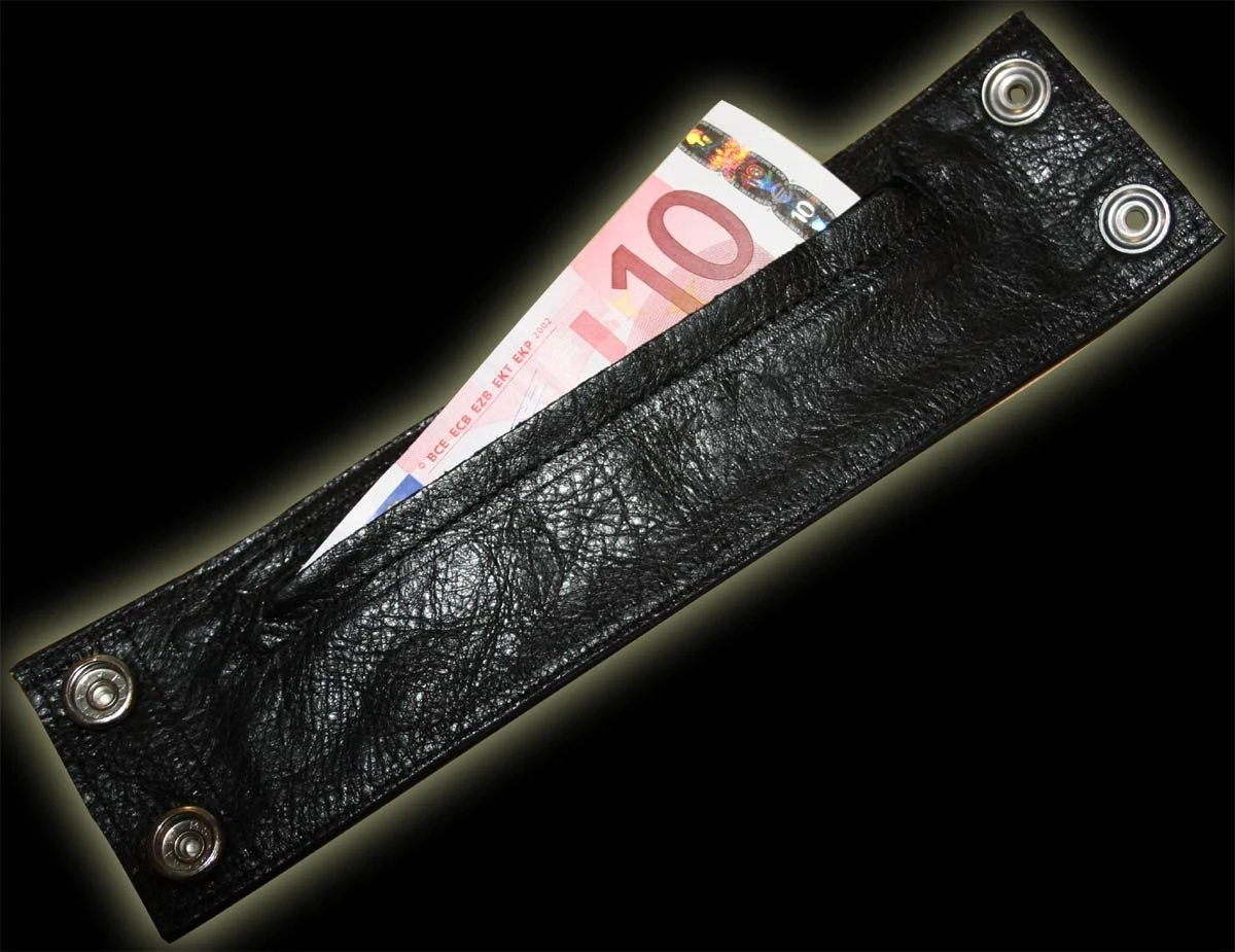 Lederen Pols Portemonnee Voor Parties Van NLLeather 7 Lederen Pols Portemonnee Voor Parties Van NLLeather - Afbeelding 5