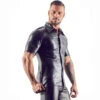 Zwart Imitatie Leder Shirt Van Svenjoyment Underwear -Rimba Winkel imitation leather shirt