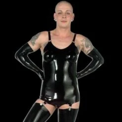 Latex Corset-body Met Opblaasbare Borsten Van Latexa -Rimba Winkel la 1150 corset with inflatable breasts 80