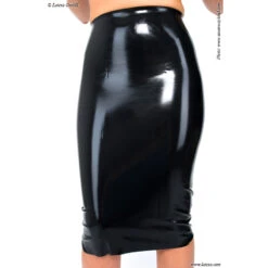 Latex Midirok Met Split Van Latexa #1185A