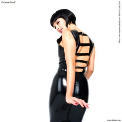 Lange Latex Jurk Van Latexa -Rimba Winkel la 3041 03