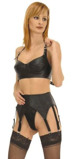 Klassiek Leren BH Van Ledapol 267 -Rimba Winkel le 267 leather classic bra 267 6362