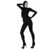 Zwarte Stretch Catsuit Van Ledapol 3046