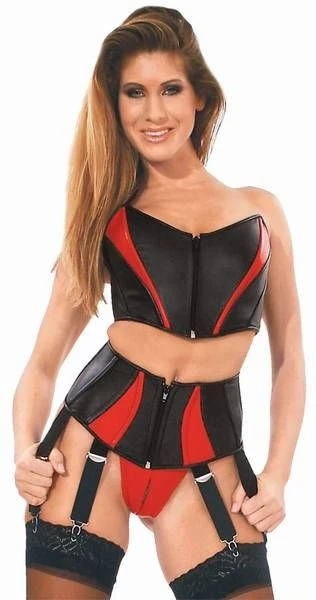 Lederen Bustier Van Ledapol 5348 4 Lederen Bustier Van Ledapol 5348 - Afbeelding 2
