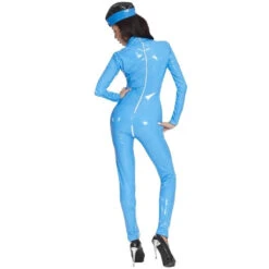 Datex Catsuit Met Rits Door Kruis Van Insistline 9211zip -Rimba Winkel le 9211zip back blue