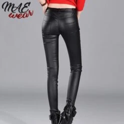 Imitatie Lederen Jeans Van MAE-Waer -Rimba Winkel mae cl 017 faux leather jeans 23736