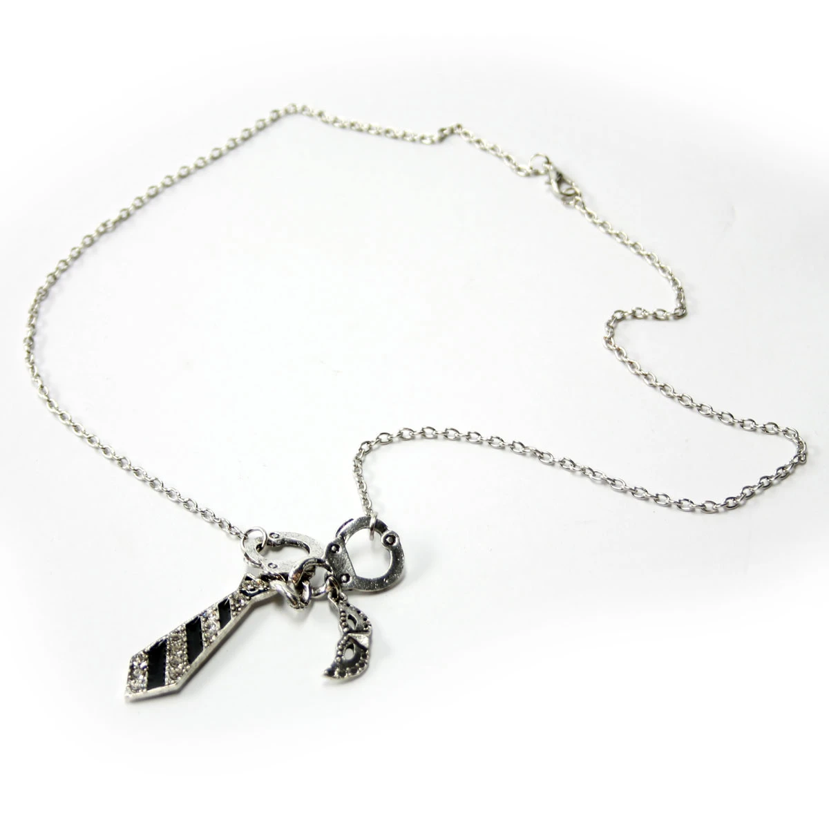 Verzilverde Halsketting 'Shades Of Gray' Van MAE-Wear 4 Verzilverde Halsketting 'Shades Of Gray' Van MAE-Wear - Afbeelding 2