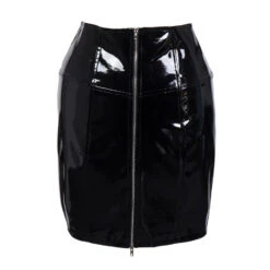 Zwarte Lak Potlood Rok Van MAE-Wear -Rimba Winkel mae cl 078 02 1