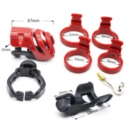 MAE-Toys Deluxe Kuisheidskooi Zwart/Rood -Rimba Winkel mae sm 203 04