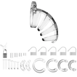 Man Cage Short Kuisheidskooi - Transparant Model 02 -Rimba Winkel mancage02 b 1