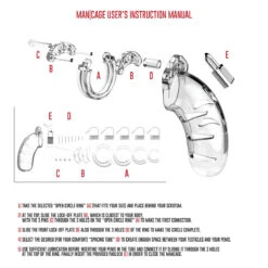 Mancage Model 03 Luxe Kuisheidskooi (Transparant) -Rimba Winkel mancage03 04