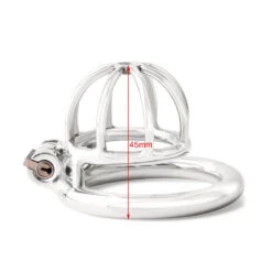 Steel Micro Chastity Cage With Cylinder Lock -Rimba Winkel micro chastity cage sizes 1