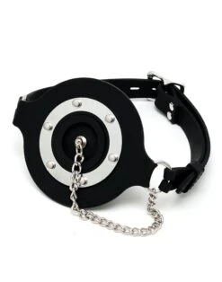 Rimba Pie Hole Silicone Feeding Gag -Rimba Winkel mondknevel met opening en stop 1