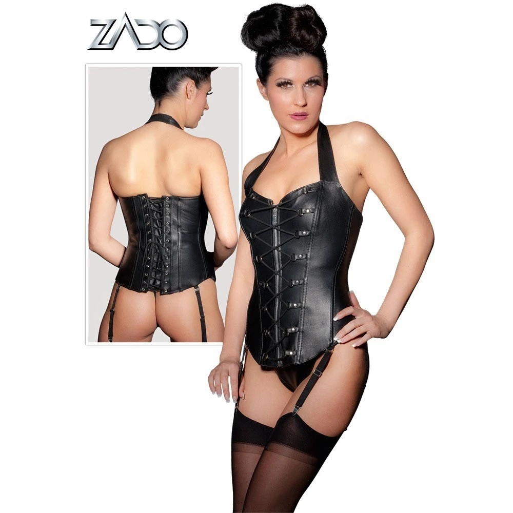 Leder Corsagen Set ZADO 3 Leder Corsagen Set ZADO