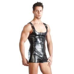 Imitatie Lederen Heren Overall Van Svenjoyment -Rimba Winkel or 2150239 01