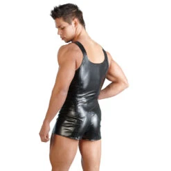 Imitatie Lederen Heren Overall Van Svenjoyment