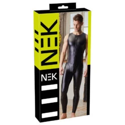 Men's Matte Look & Mesh Jumpsuit By NEK 11 Men's Matte Look & Mesh Jumpsuit By NEK -Rimba Winkel or 21503361701 05