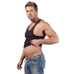 Buik-weg-Shirt Zwart Van Svenjoyment Underwear -Rimba Winkel or 2160536 muscle shirt black 28130