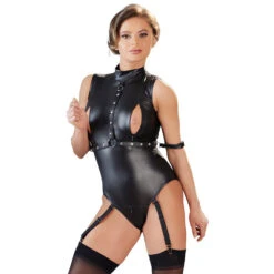 Wetlook Jarretel Body Van Cottelli Collection Bondage -Rimba Winkel or 2641771 03
