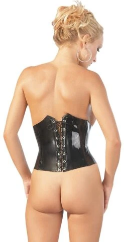 Zwart Latex Taille Corset Van LATE-X -Rimba Winkel or 2900076 black latex cincher sizes s m xl xxl 26892