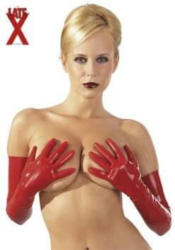 Latex Lange Opera Handschoenen Rood By LATE-X 7 Latex Lange Opera Handschoenen Rood By LATE-X -Rimba Winkel or 2900149 red latex gloves red sizes s l 24717