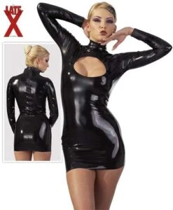 Latex Mini Jurk Van LATE-X -Rimba Winkel or 2900386 latex dress peephole sizes s xl 8807