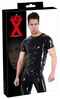 Unisex Zwart Latex Shirt Van LATE-X -Rimba Winkel or 2910020 latex shirt sizes s xxl 26945